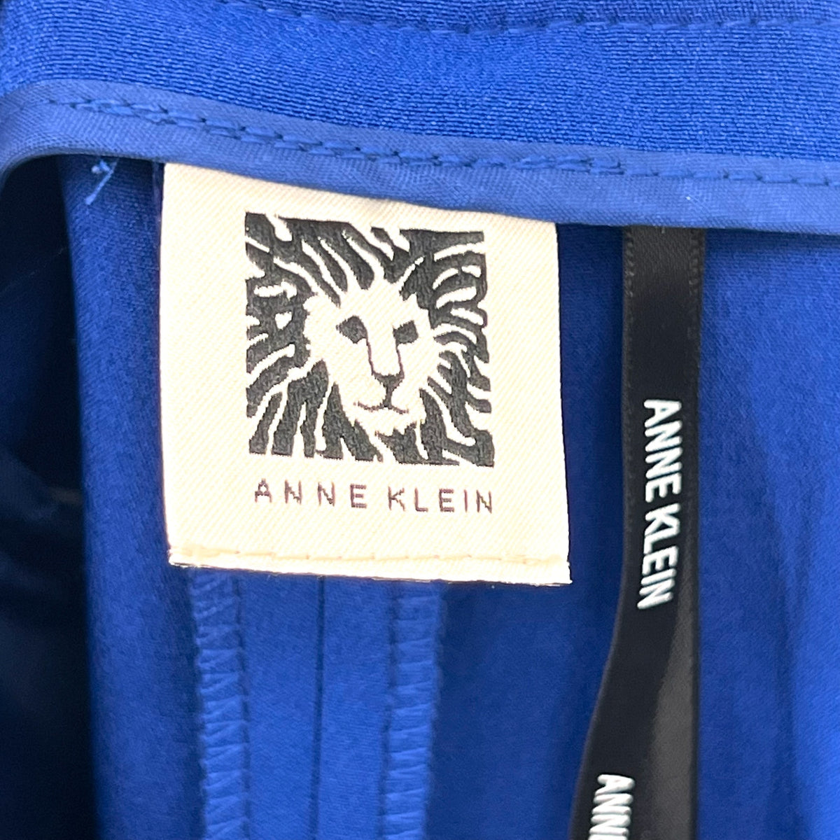 ANNE KLEIN Bowie Straight Ankle Pants 20W Magritte Blue Flat Front NWT