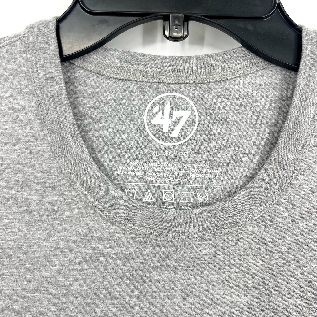 47 BRAND Mens Houston Astros Short Sleeve Graphic T-Shirt XL Slate Gray NWT