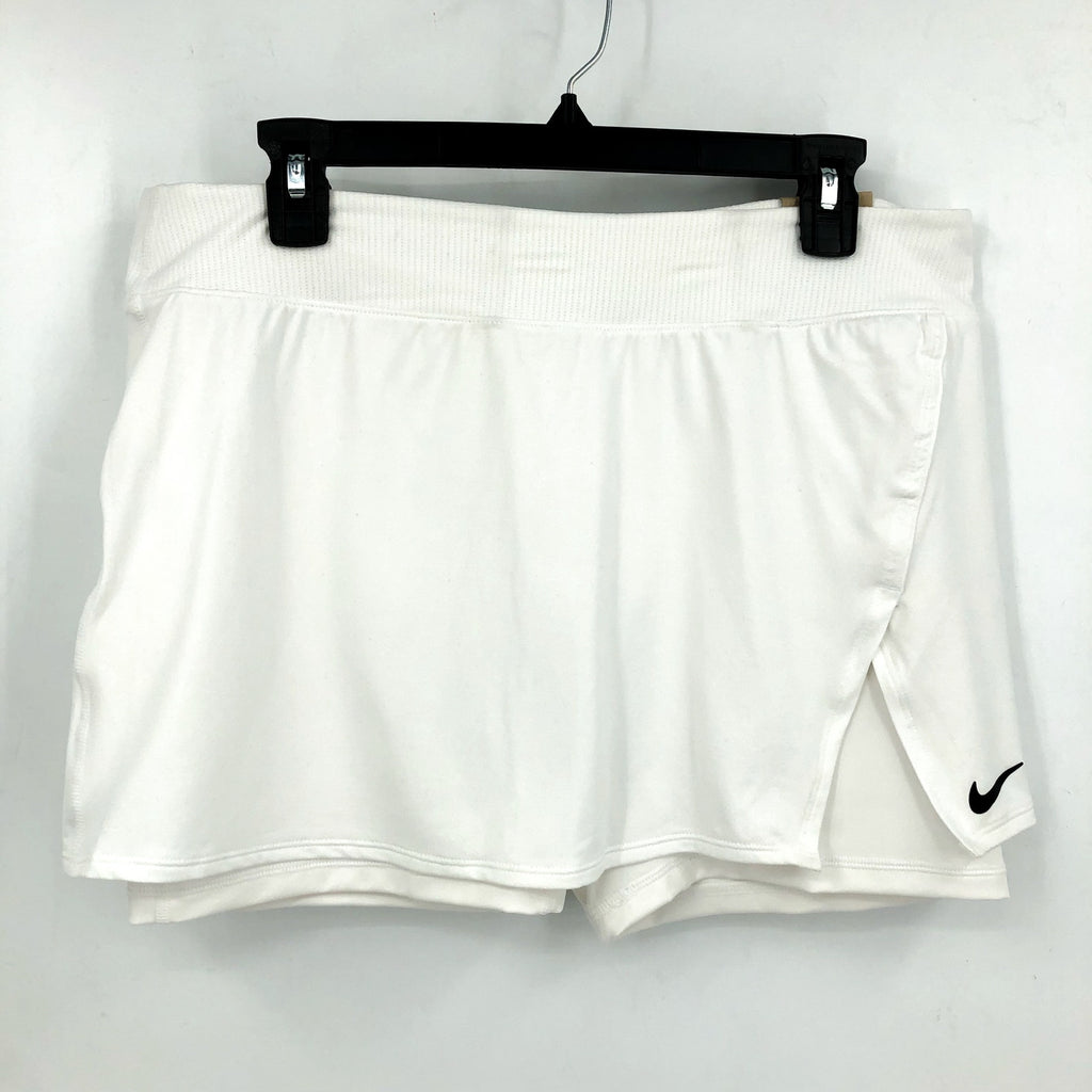 NIKE Women's Court Dri-FIT Victory Tennis Skort XL White Standard Fit NWT