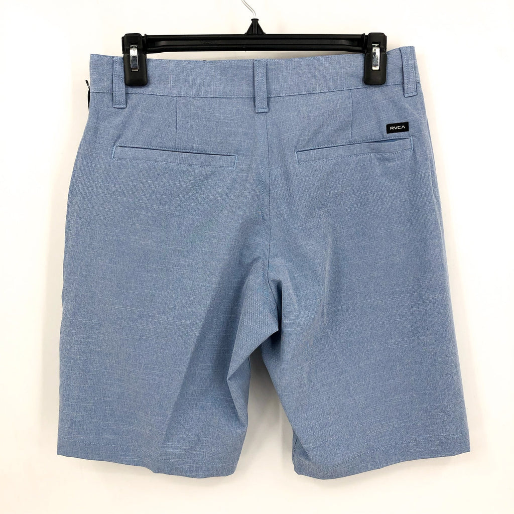 RVCA Men's Balance 20" Hybrid Shorts Size 28 Nautical Blue Flat Front NWT