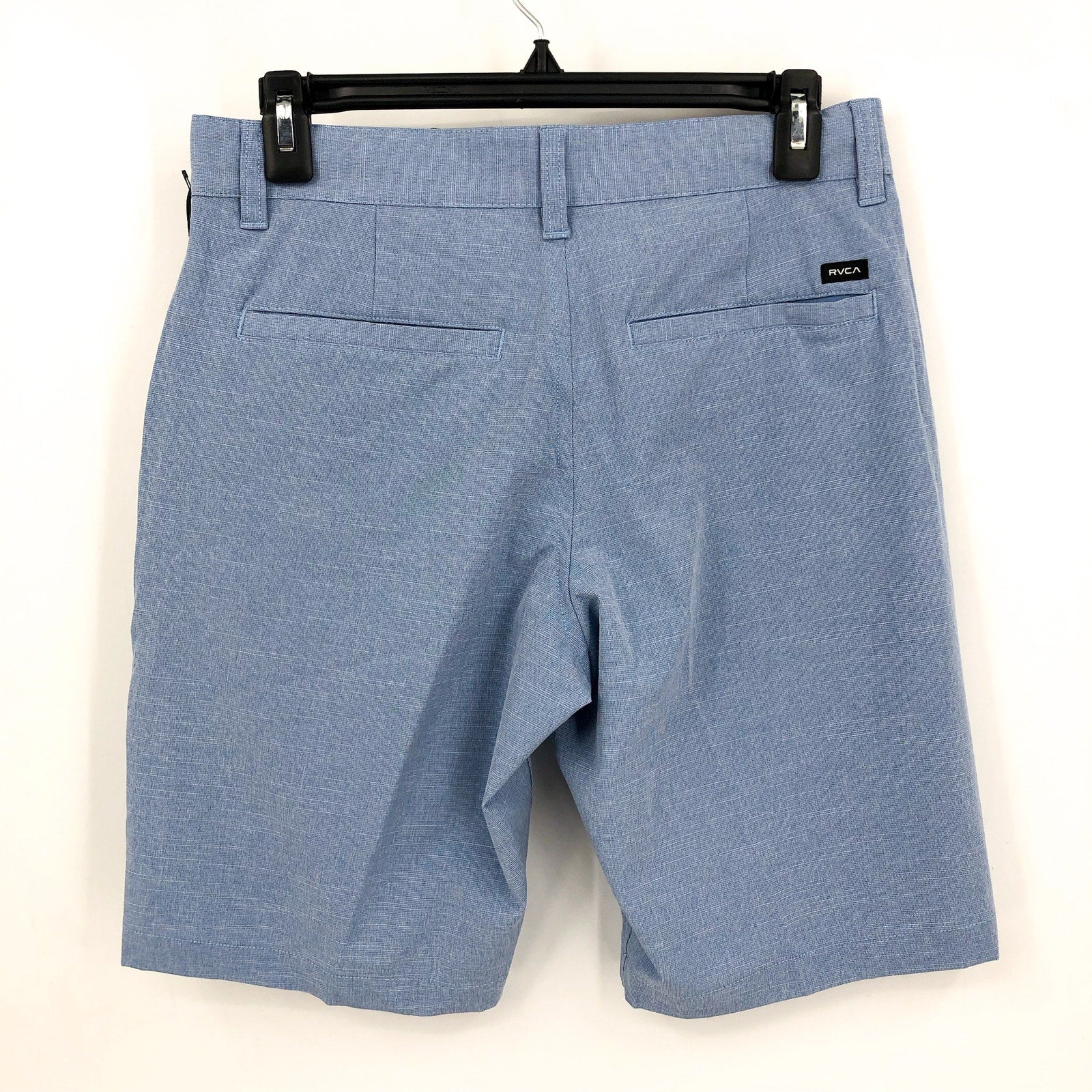 RVCA Men's Balance 20" Hybrid Shorts Size 28 Nautical Blue Flat Front NWT