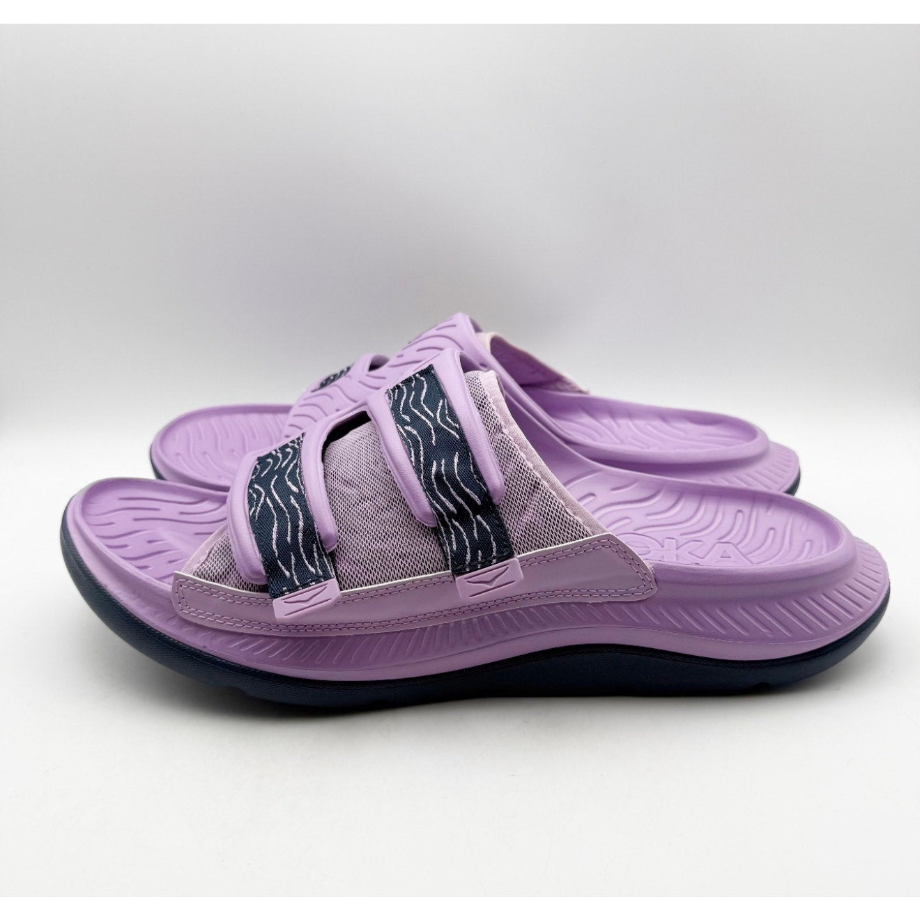Hoka Mens Ora Luxe Slide Sandals Size 13 EU 48 Violet Purple NWT