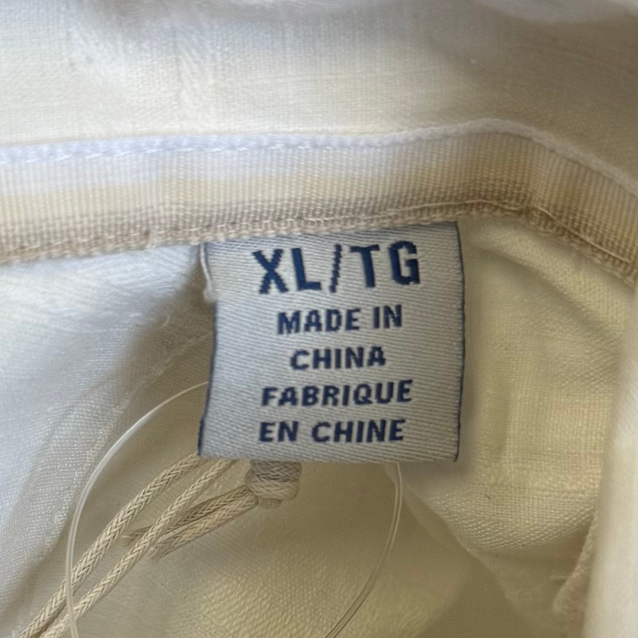TOMMY BAHAMA Men's Pina Palms Embroidered Shirt XL Cream Continental Silk NWT