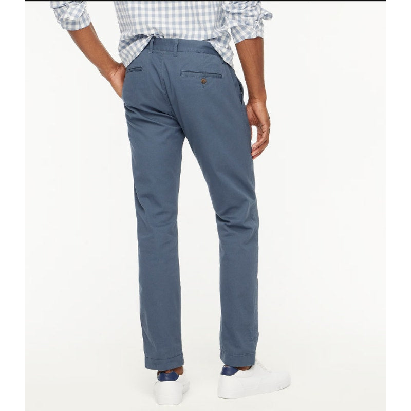 J.CREW Men's Slim-fit Flex Chino Pants Size 30x30 Overcast Blue Flat Front NWOT