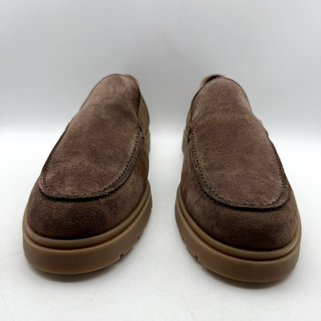 Barbour Mens Carty Loafer US 12 EU 45 Brown Suede Slip On NIB