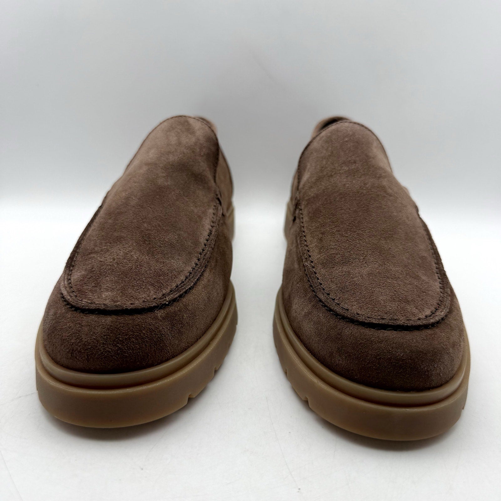 Barbour Mens Carty Loafer US 12 EU 45 Brown Suede Slip On NIB