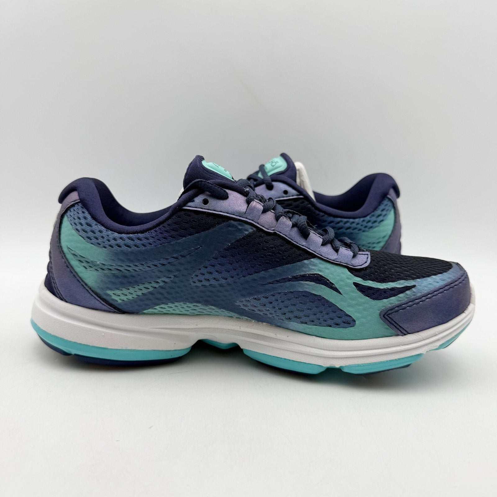 Ryka Womens Devotion Plus 2 Walking Sneakers US 5 M EU 35 Navy Teal Athletic NIB