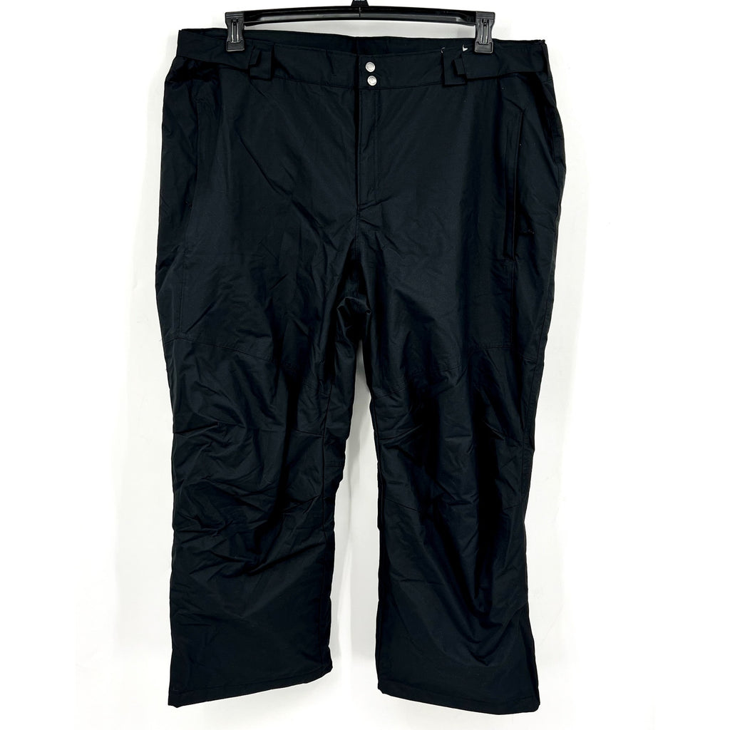 Columbia Mens Bugaboo II Insulated Snow Pants 3X Black 28" Inseam Waterproof NWT