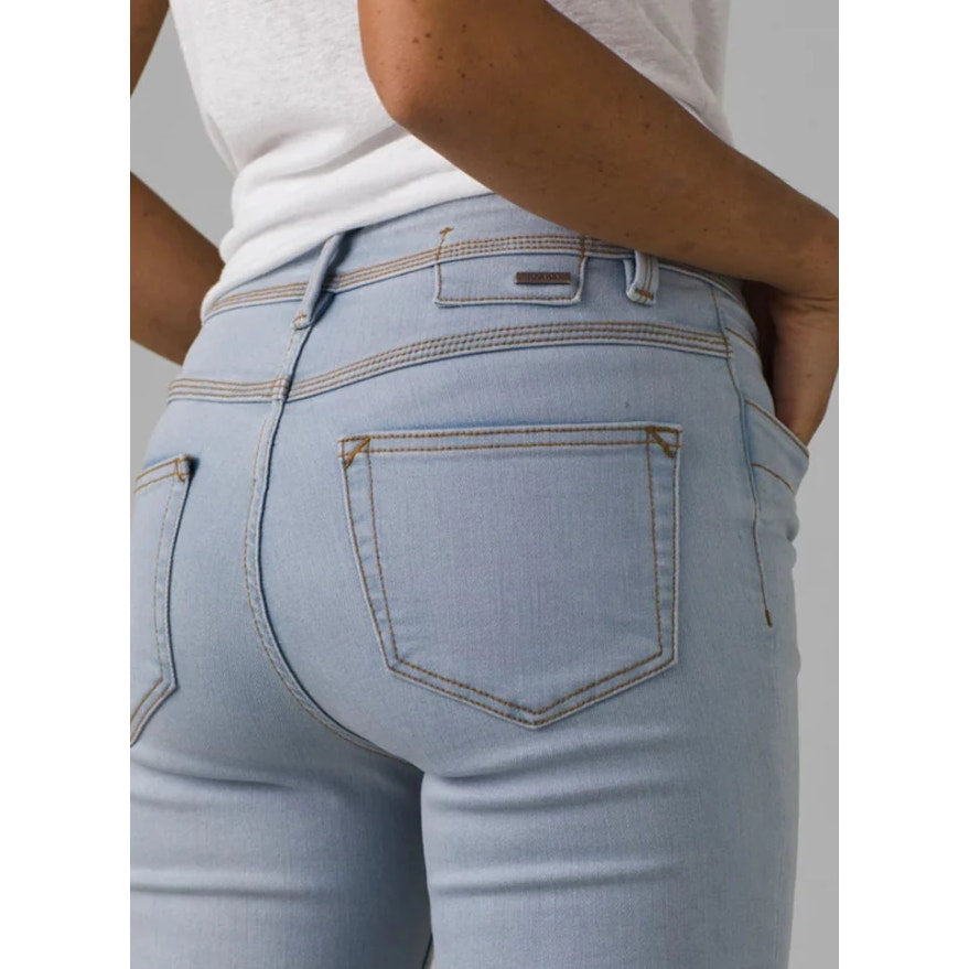 PRANA Women's Soma Skinny Jeans Size 0 25x30 Light Wash Blue Stretch NWT
