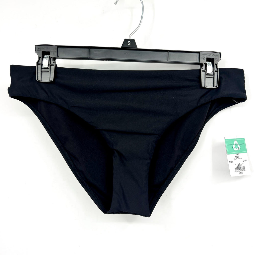 SUNSETS Women's Collins Hipster Bikini Bottom Large Black NWT
