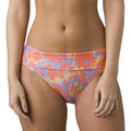 PRANA Women's Marta Bikini Bottom Medium Pink Morning Glory Bloom Hipster NWT