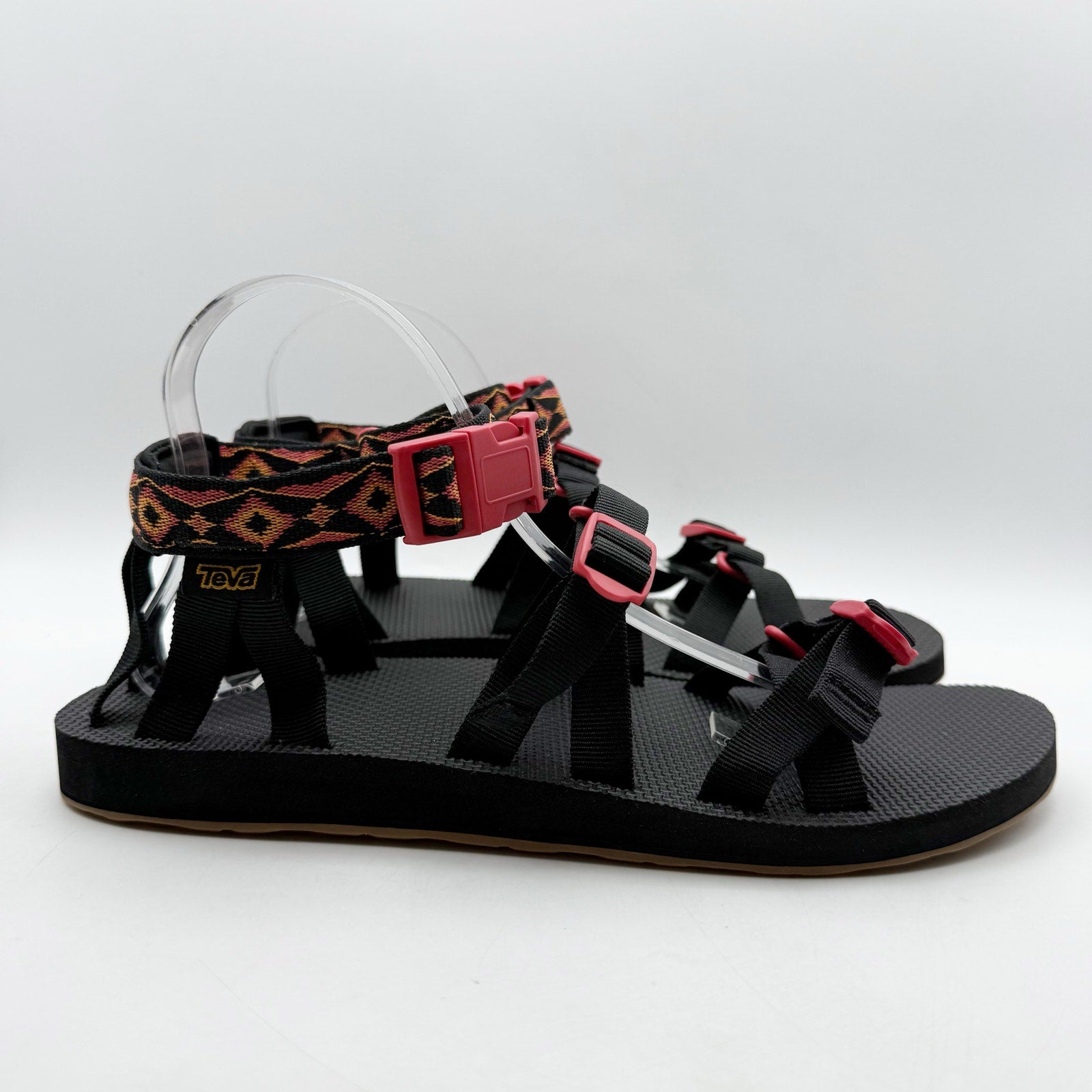 TEVA Mens Original Alp Revive Sandals US 10 EU 43 90s Archival Revival Black NIB