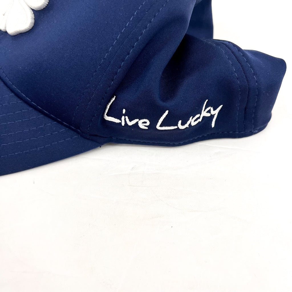 BLACK CLOVER Men's Premium Clover 126 Hat Large/XL Navy Blue White NWOT