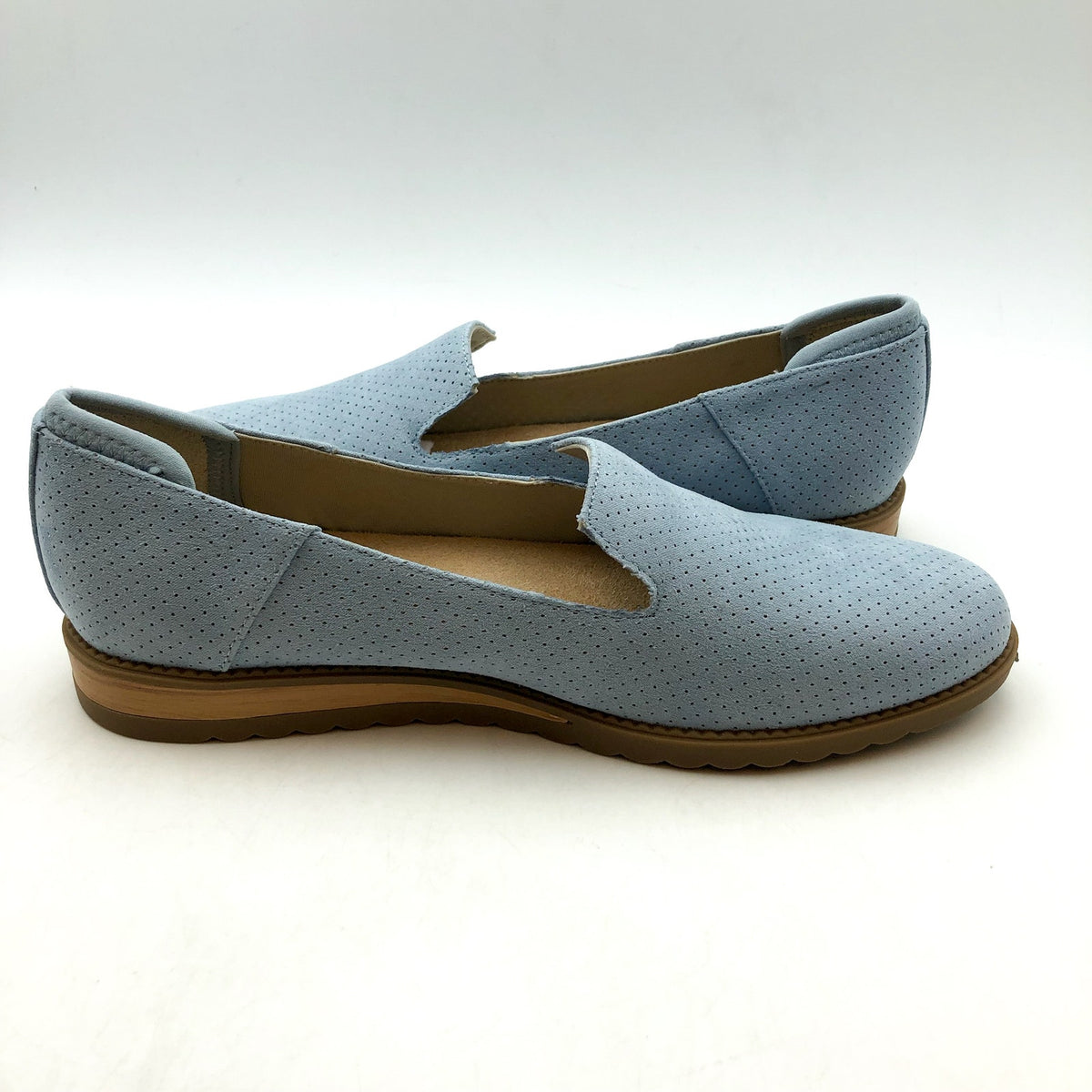 Dr. Scholls Womens Jetset Slip On Loafers Size 7 EU 37 Summer Blue Comfort NIB