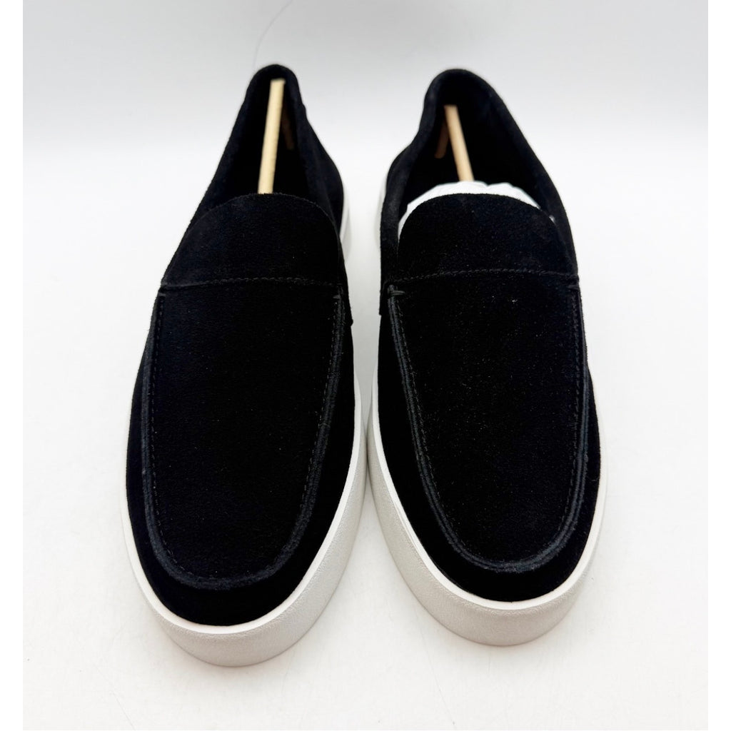 Saint Morta Men's Hemisphere Slip On Loafers Size 8 Black White Suede NIB