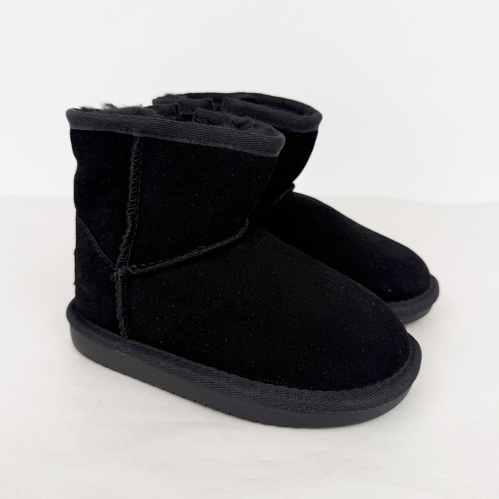 Koolaburra by UGG Kids Koola Mini Boot Baby Toddler Size 7 Black Suede NWOB