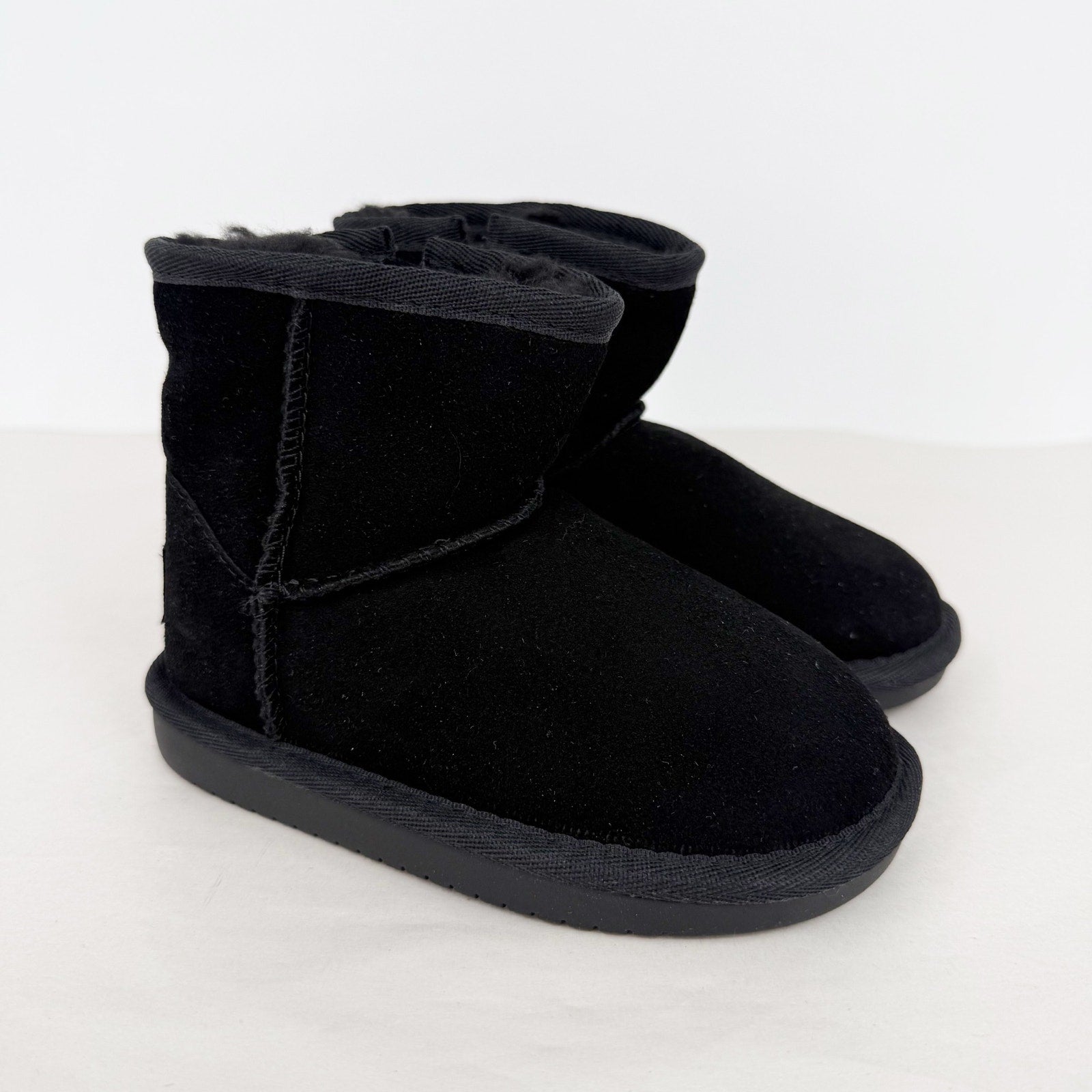 Koolaburra by UGG Kids Koola Mini Boot Baby Toddler Size 7 Black Suede NWOB