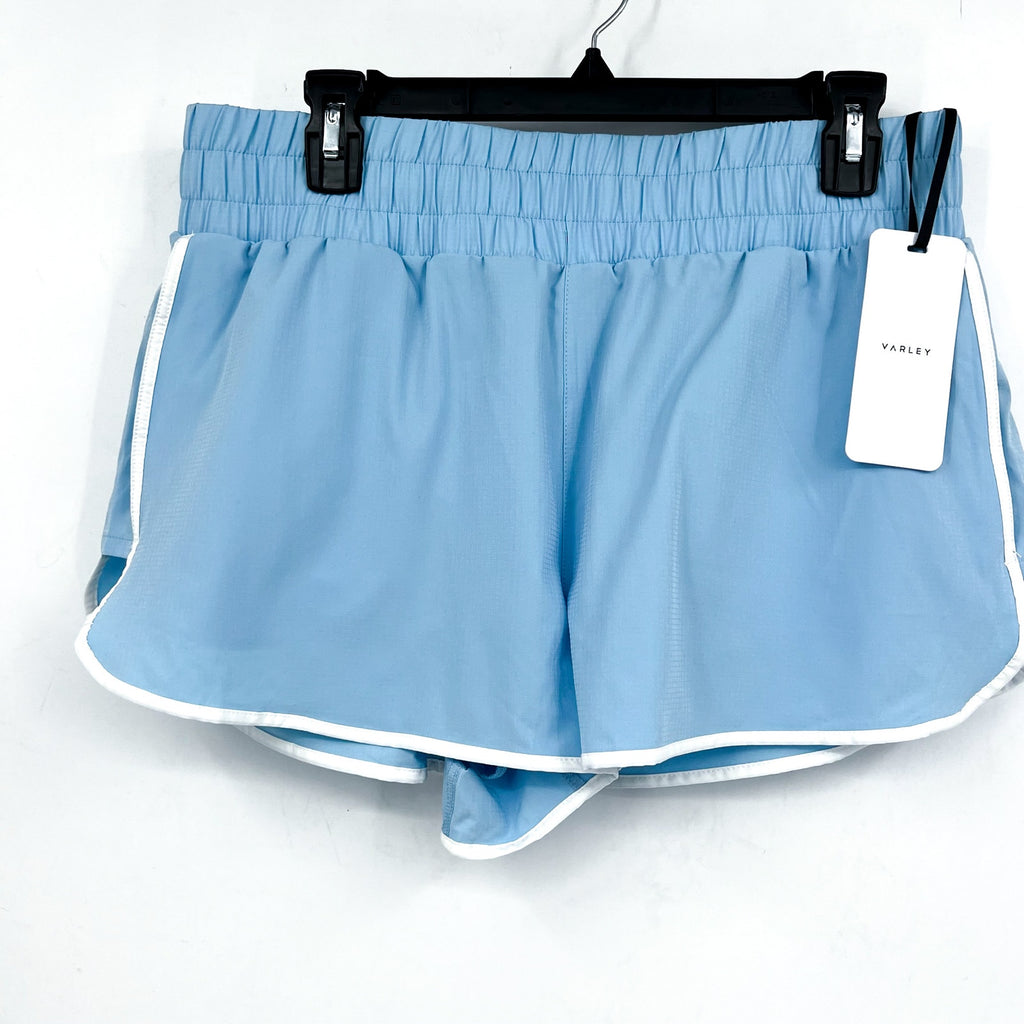 VARLEY Women's Arlington Running Shorts Large Airy Blue 2'' Inseam NWT