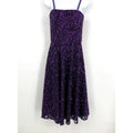 DRESS THE POPULATION Square Neck Sequin Dress XS Purple/Multi NWOT