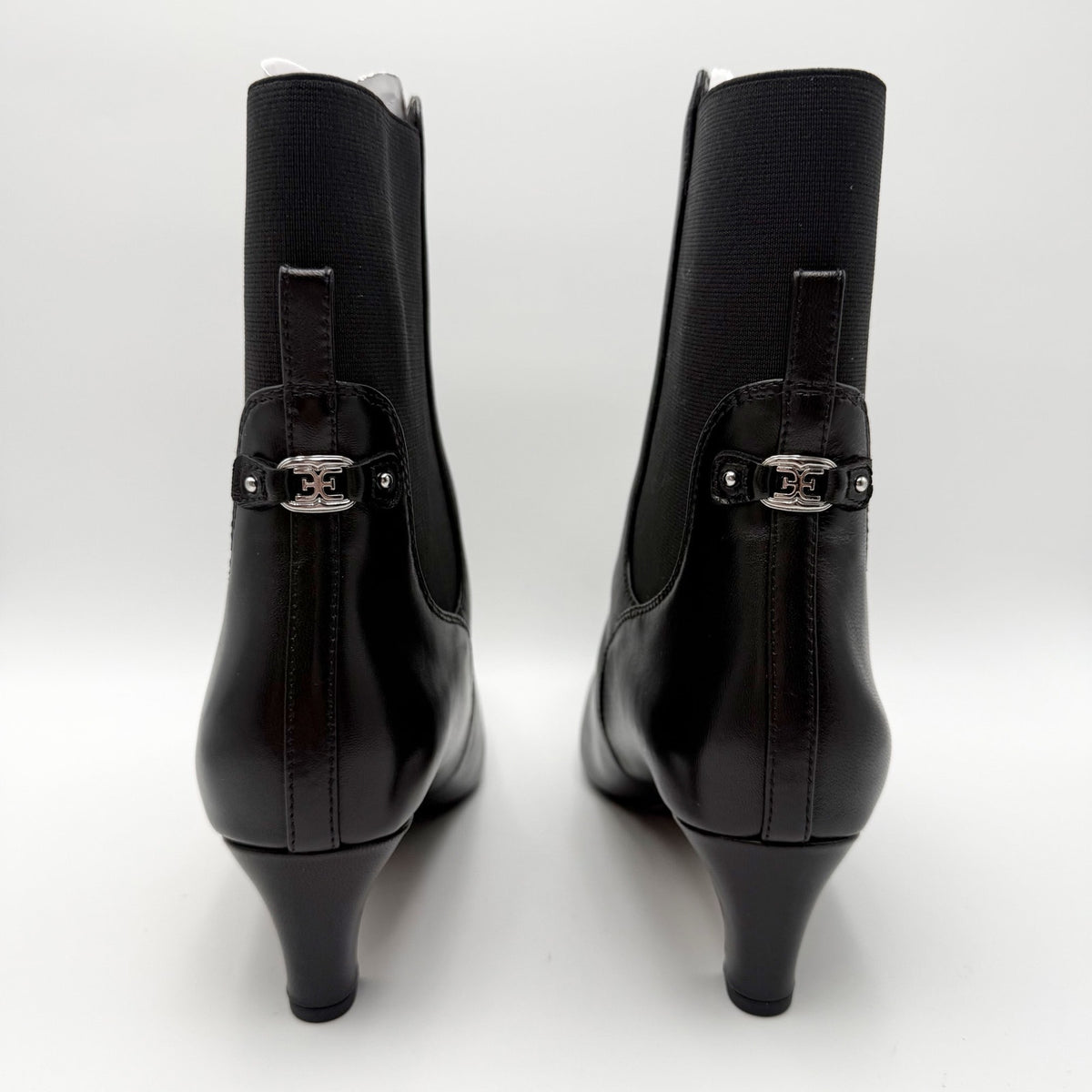 Sam Edelman Womens Margo Mid Calf Bootie Size 8 M EU 38.5 Black Leather NIB