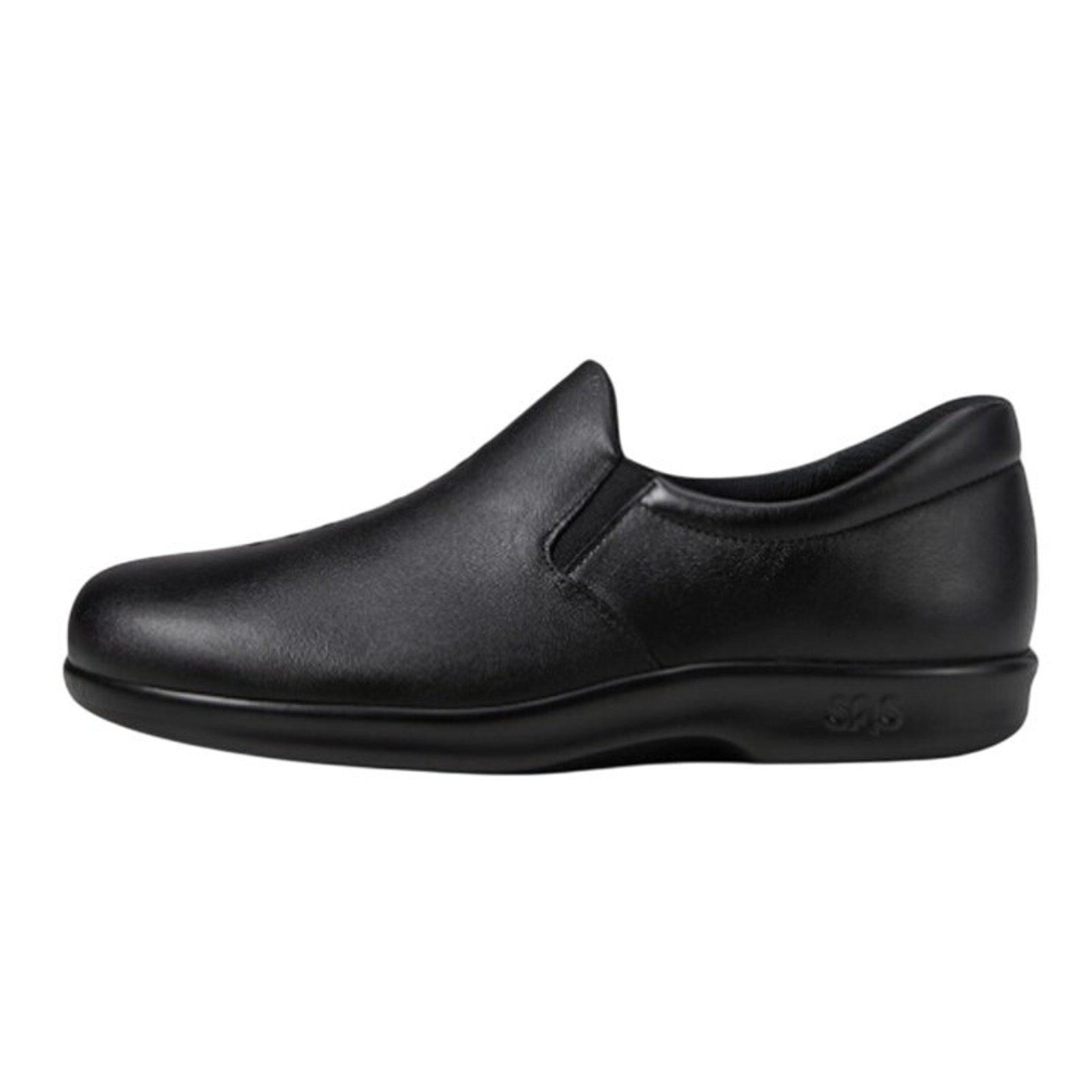 SAS Womens Viva Slip On Comfort Loafers US 10.5 M Black Leather Casual Shoes NIB