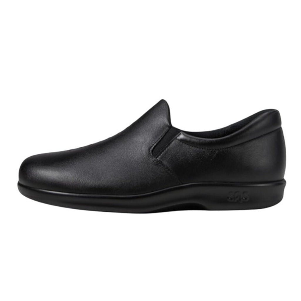 SAS Womens Viva Slip On Comfort Loafers Size 10.5 Black Leather Casual Shoes NIB