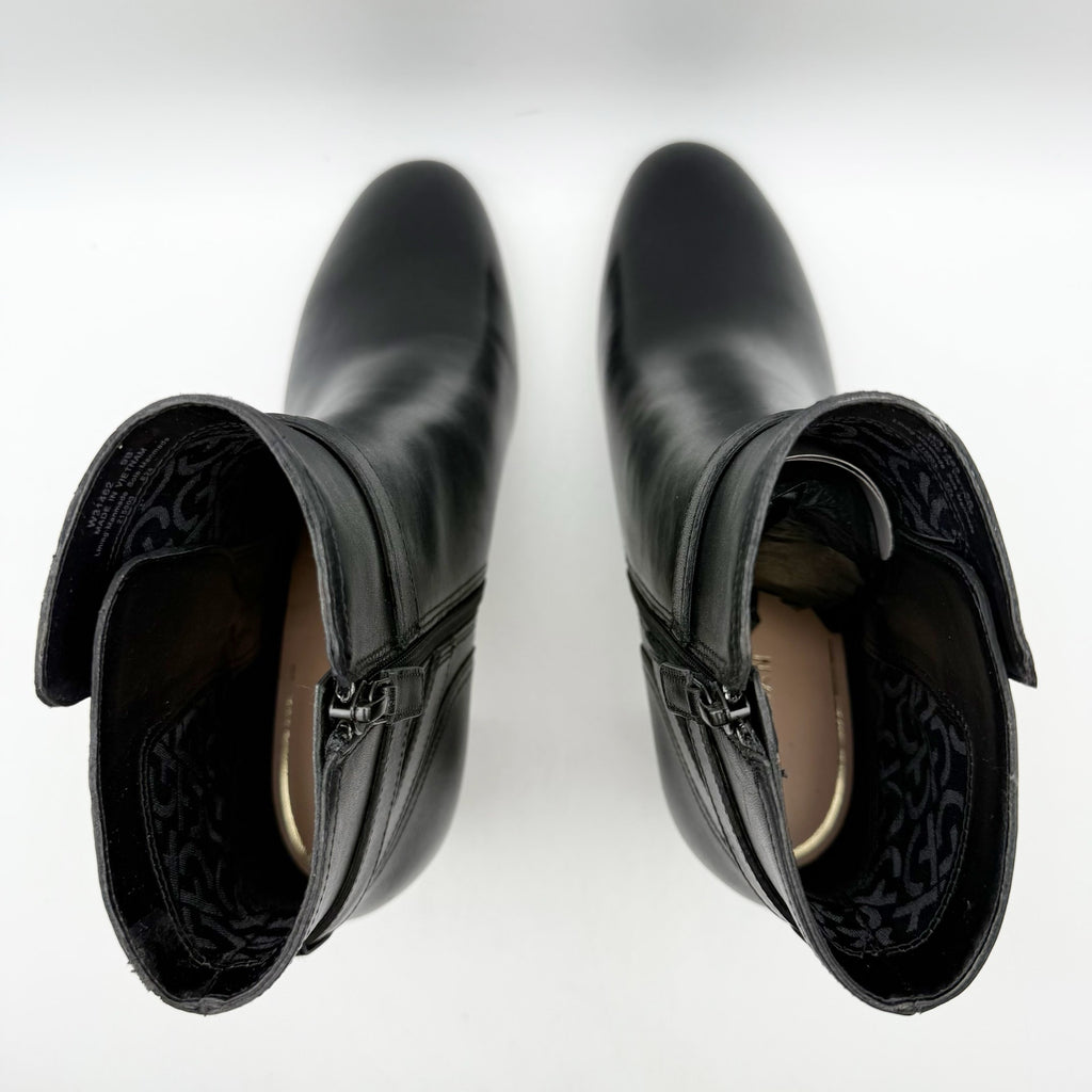 Cole Haan Womens Glendale Jodhpur Heel Ankle Booties Size 9 B Black Leather NIB