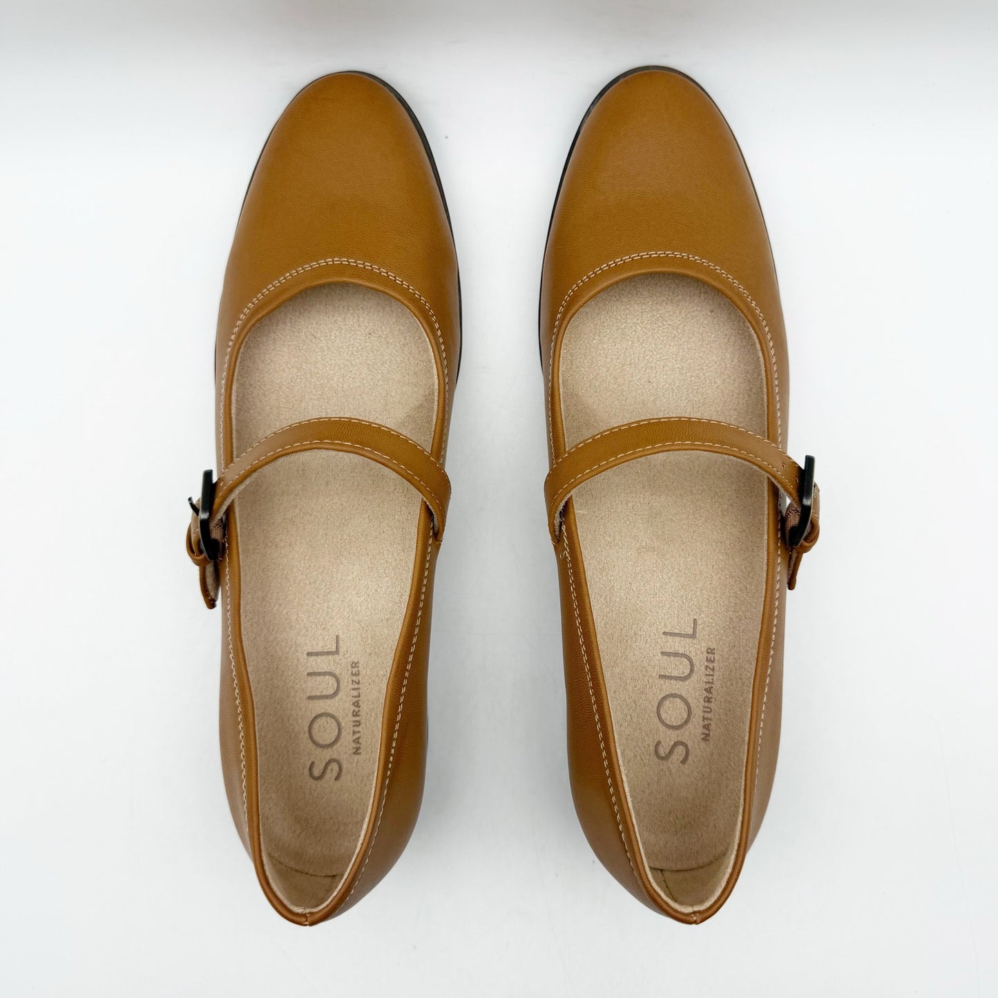 Soul Naturalizer Womens Ramona Mary Jane Flats US 8.5 M EU 39 Brown NIB