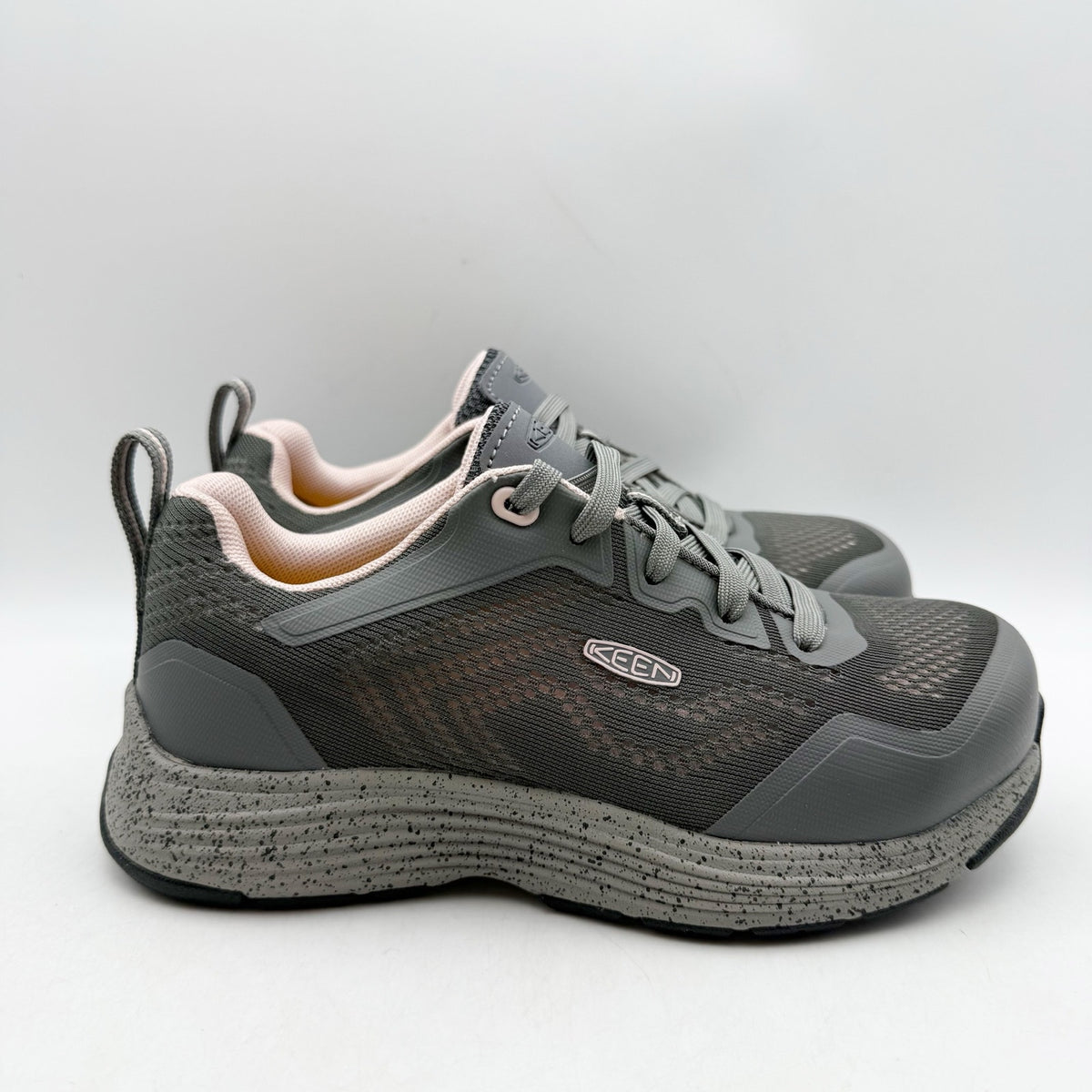 KEEN Utility Womens Sparta 2 Aluminum Toe Work Shoes Size 5.5 M Grey SR NIB