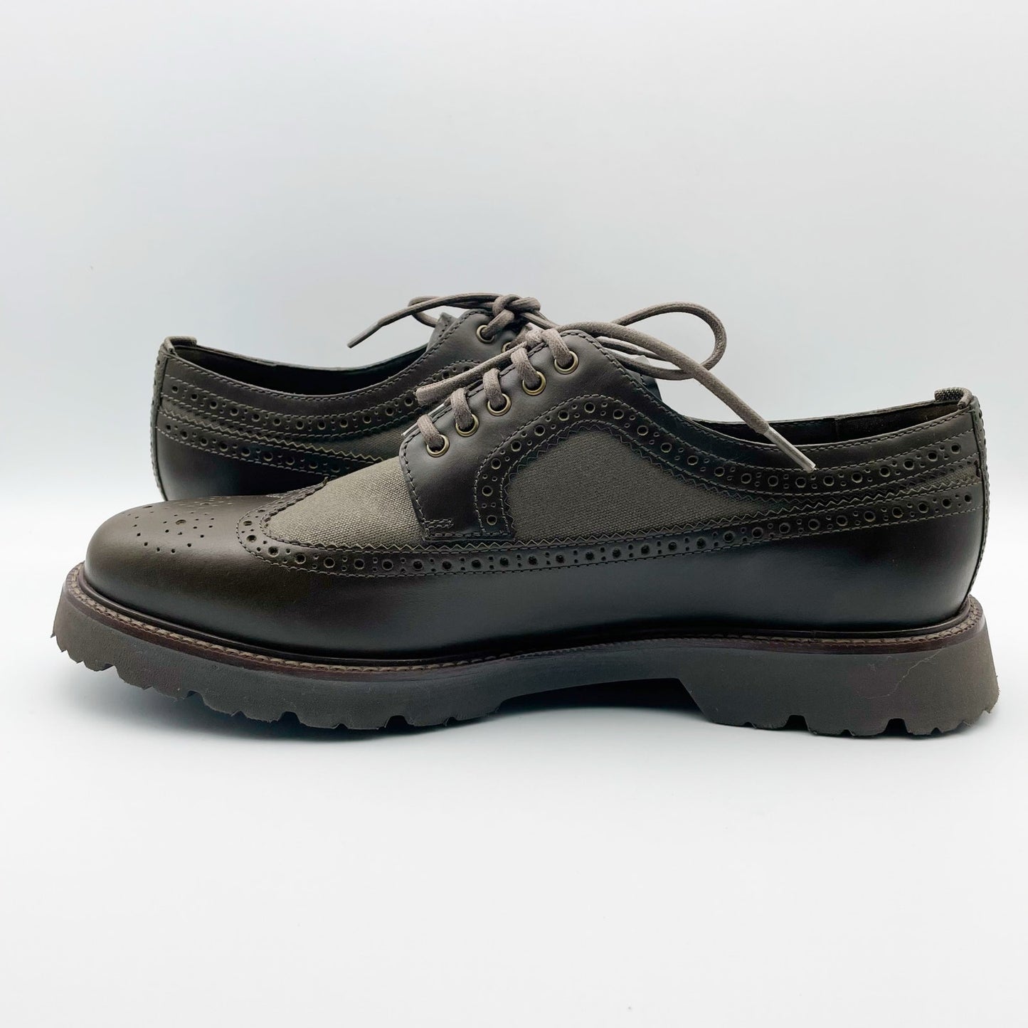 Cole Haan Men's American Classics Long Wing Shoes US 12M EU 45 Green Leather