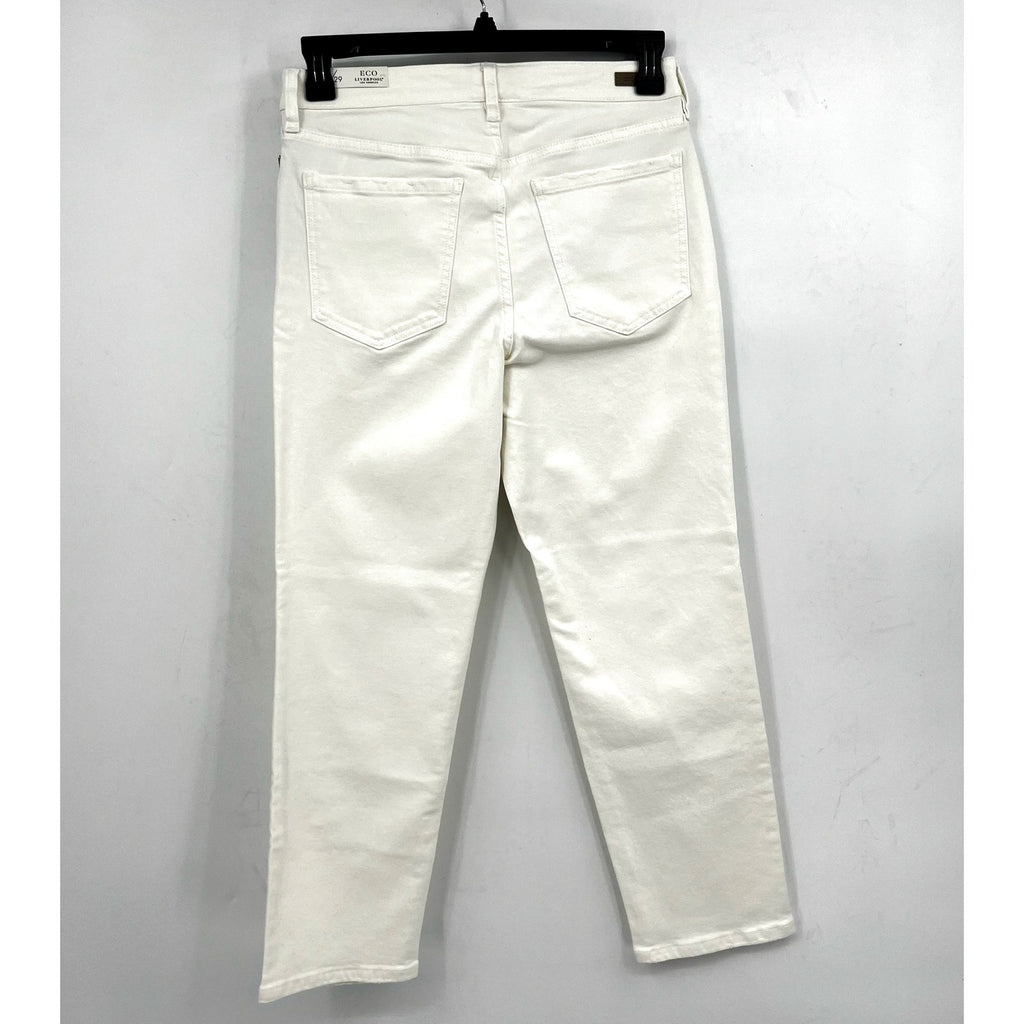 LIVERPOOL Liv Non-Skinny Skinny Jeans in Bone White Size 8/29 Stretch Denim NWT