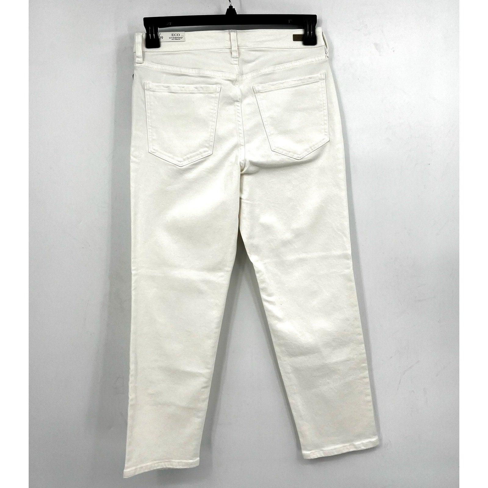 LIVERPOOL Liv Non-Skinny Skinny Jeans in Bone White Size 8/29 Stretch Denim NWT
