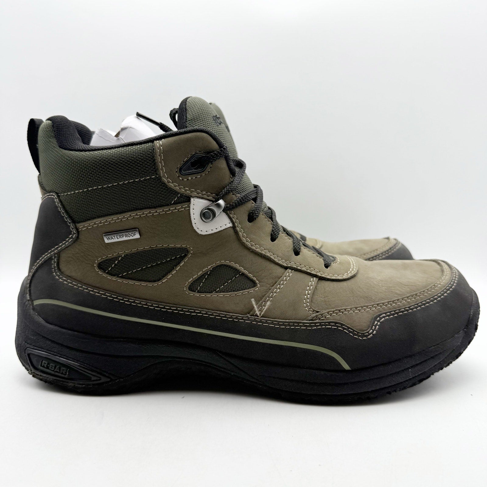 Dunham Mens Cloud Plus Mid II Boots US 13 D EU 47.5 Brown Nubuck Waterproof NIB