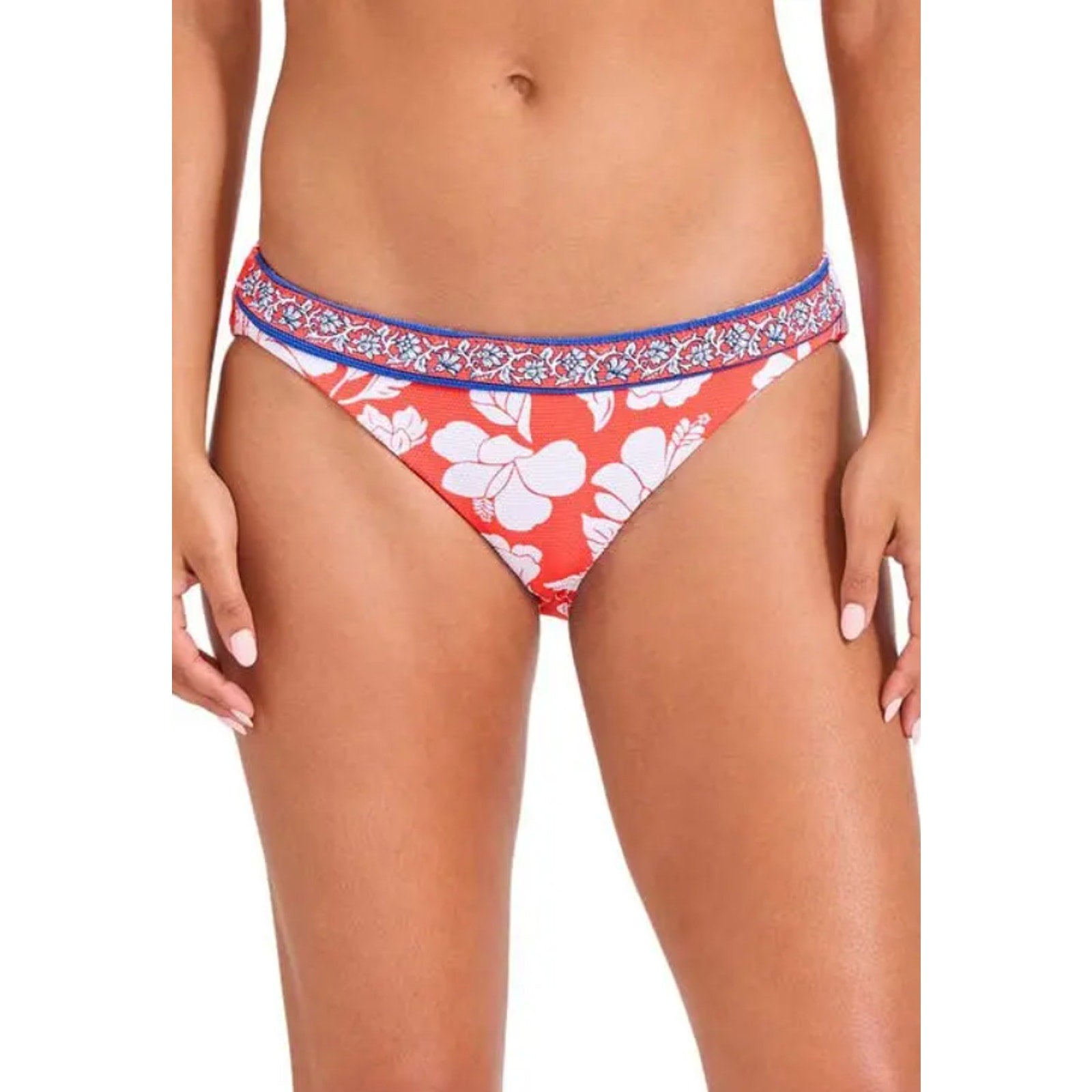 TOMMY BAHAMA Island Cays Fiori Hipster Bikini Bottom Medium Pink Reversible NWT