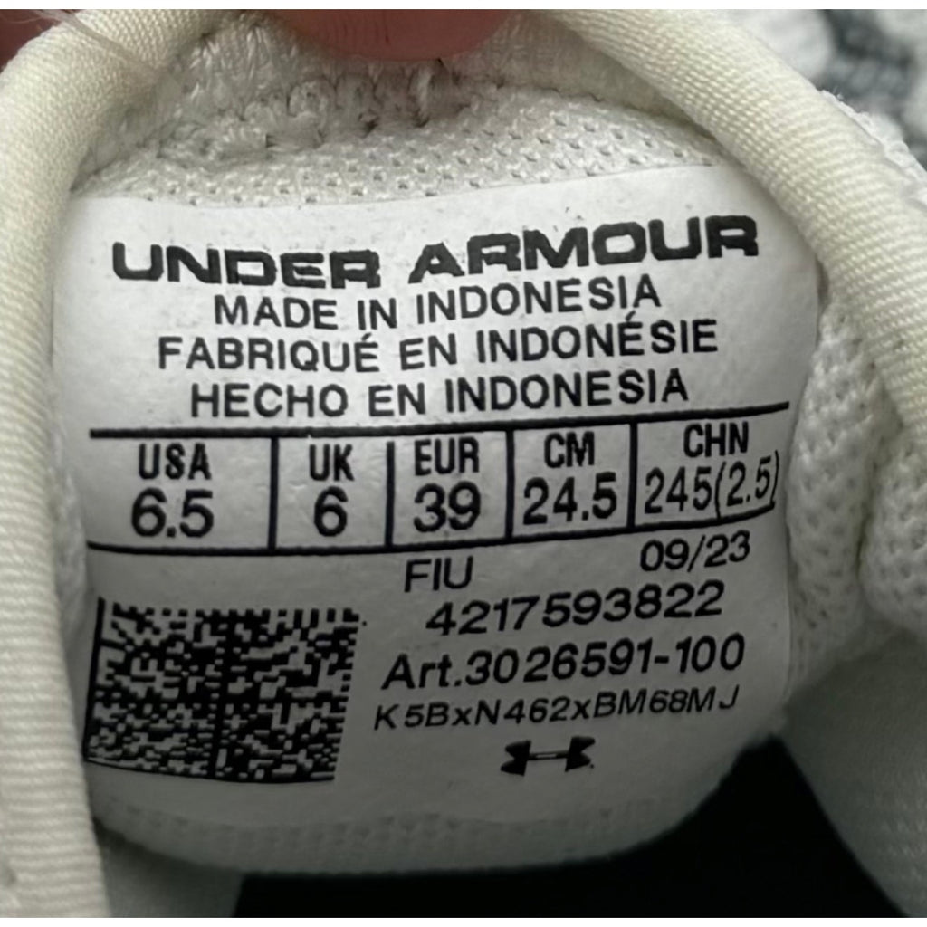 Under Armour Mens Harper 8 Elite Baseball Cleats Size 6.5 EU 39 White Grey NWOB