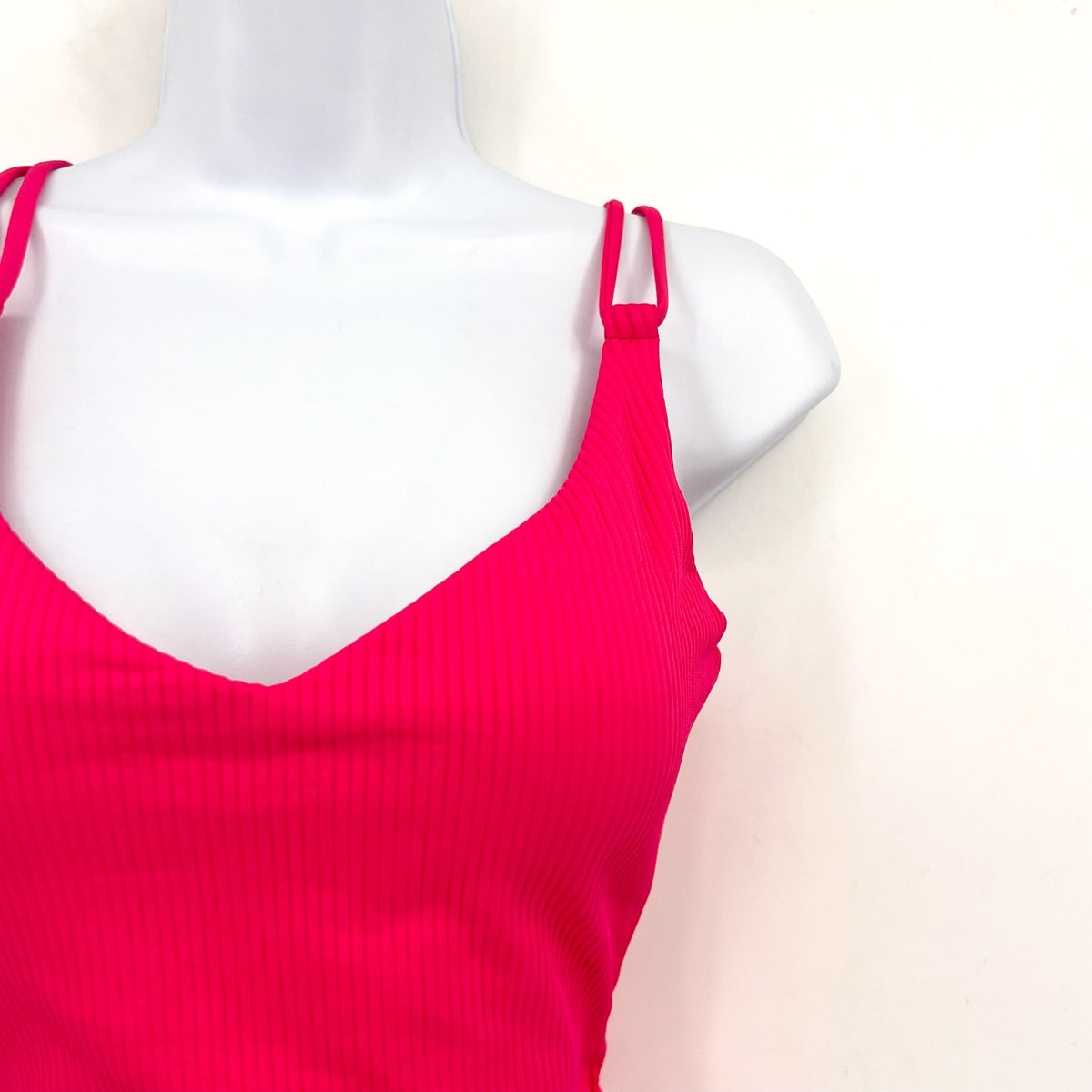 SUNSETS Women's Veronica One Piece Swimsuit Small Pink Begonia Sandbar Rib NWOT