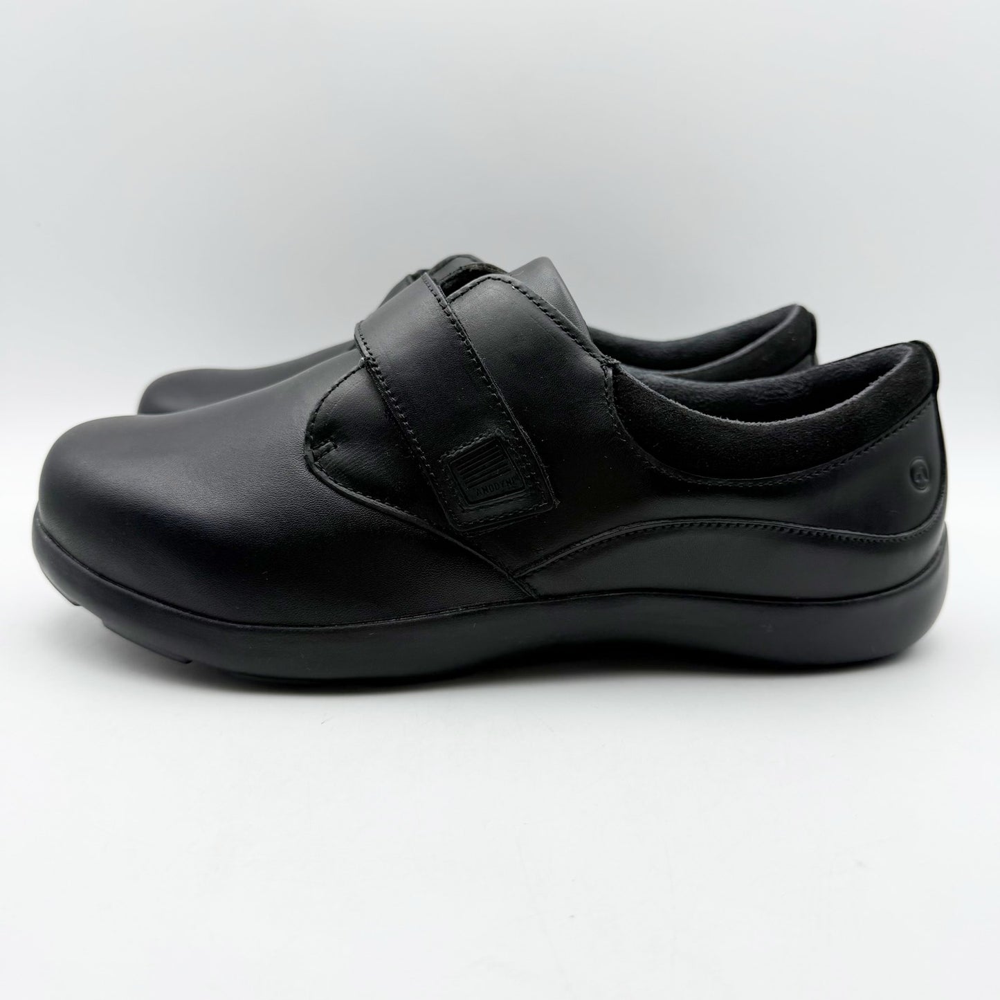 Anodyne Womens No. 81 Casual Double Depth Shoes US 9.5 XW Black Comfort NIB