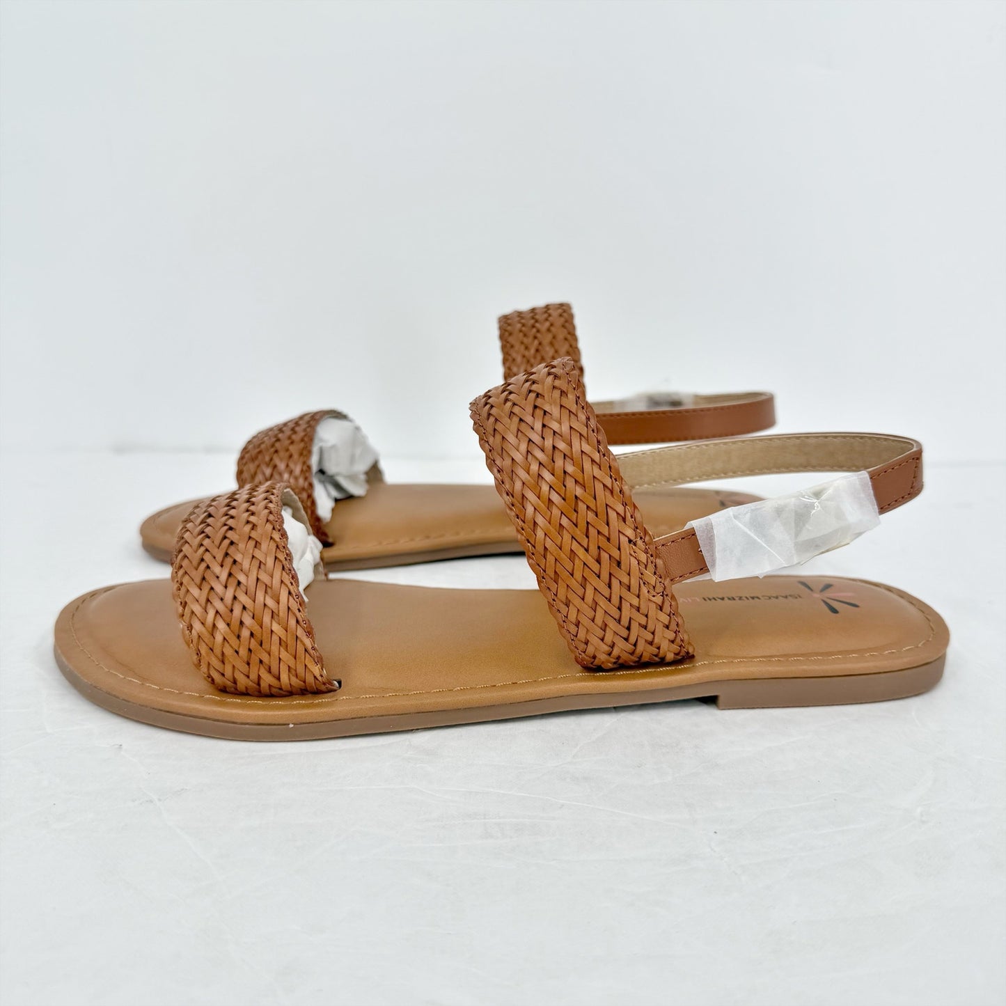 Isaac Mizrahi Live Womens Rosalyn Sandals US 9 M EU 39 Brown Tan NIB