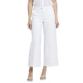 NYDJ Women's Mona Wide Leg Ankle Jeans Size 8 Optic White Denim Trouser NWT
