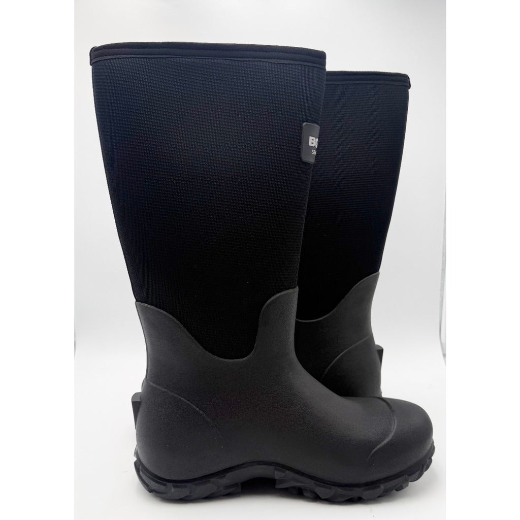Bogs Men's Workman 17 Boots Size 9 EU 42 Black Comp Toe Insulated Waterproof NIB