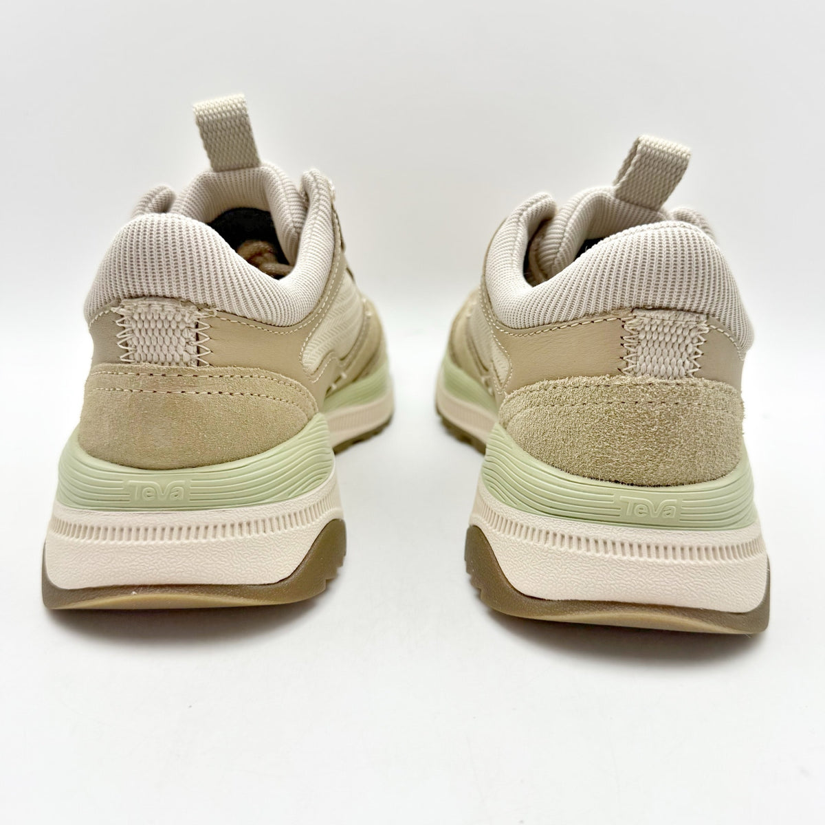 Teva Womens Terrawave Sneakers Size 6 EU 36 Cream Tan Leather NIB