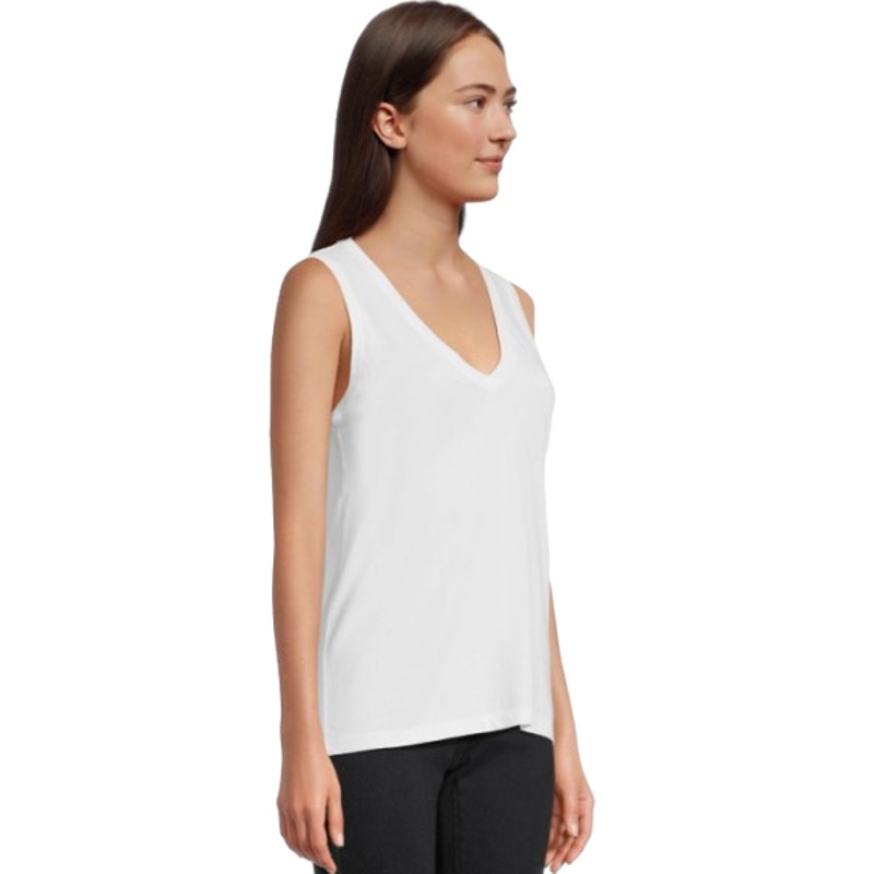 MADEWELL Women's Northside V-neck Tank Top XL White Sleeveless P2708 NWT