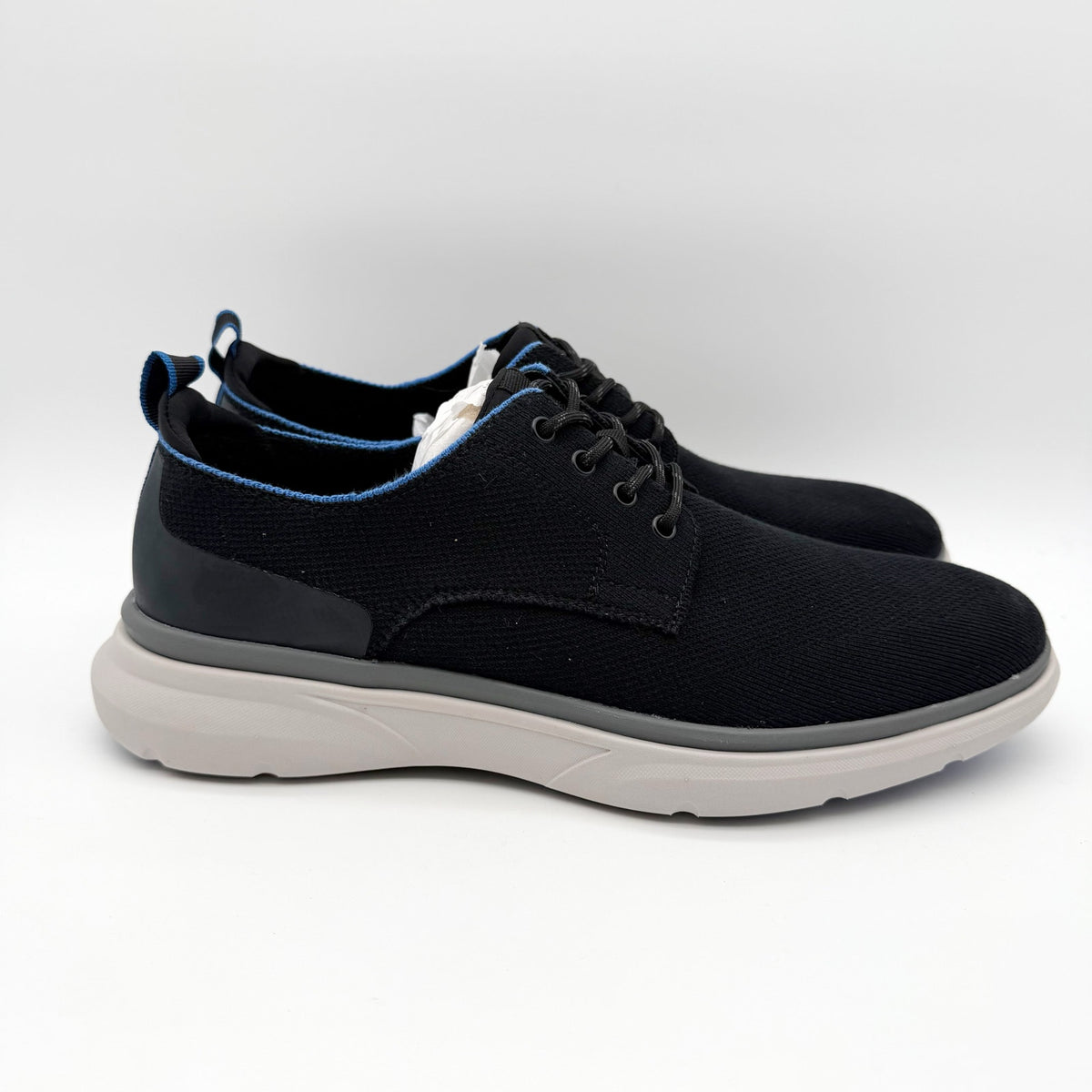 Vince Camuto Mens Tayden Oxford Dress Sneakers Size 10 EU 43 Black Knit NWOB