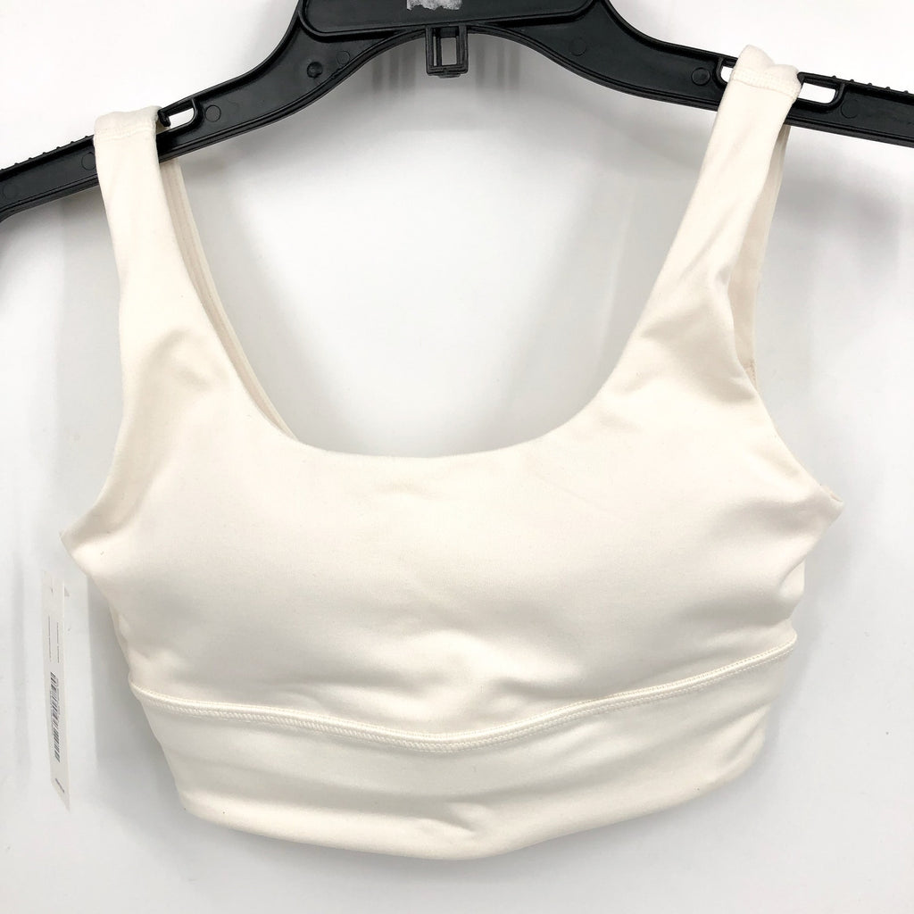 OUTDOOR VOICES Women's FreeForm Scoop Bra XXS White Milk Stone NWT