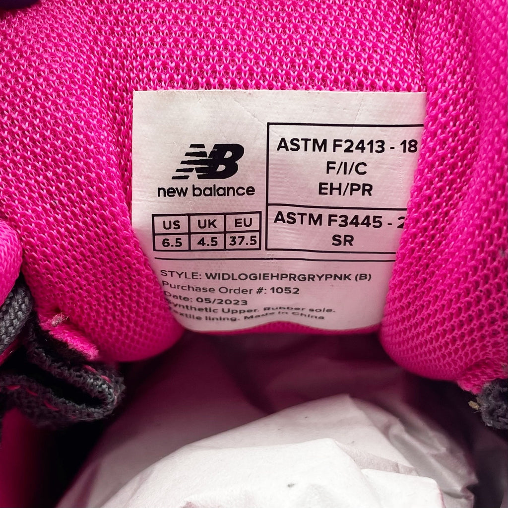 New Balance Womens Logic Work Shoes Size 6.5 Grey Comp Toe EH PR SR Sneakers NIB