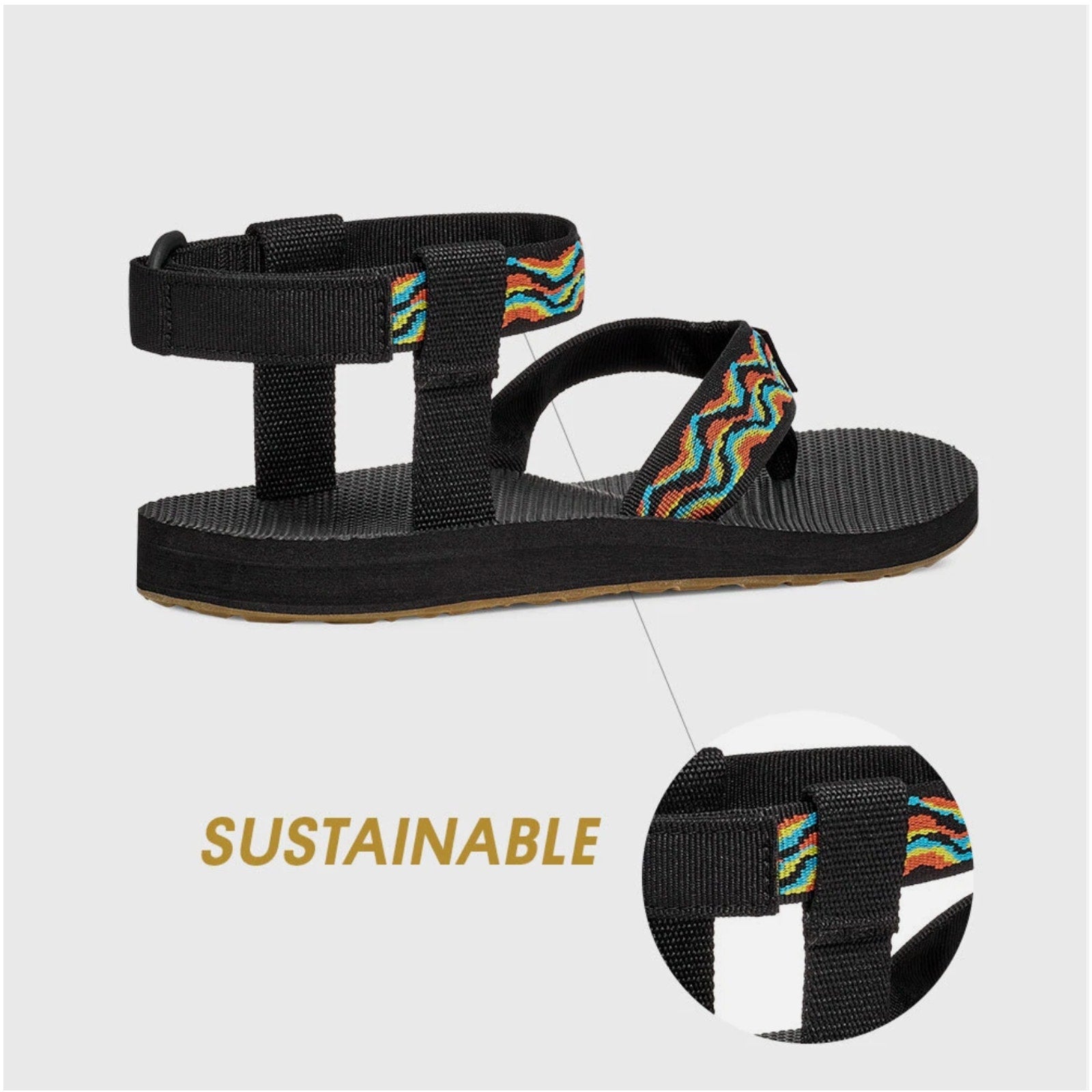 TEVA Mens Original Revive Sports Sandals US 12 EU 45.5 80s Archival Revival NIB
