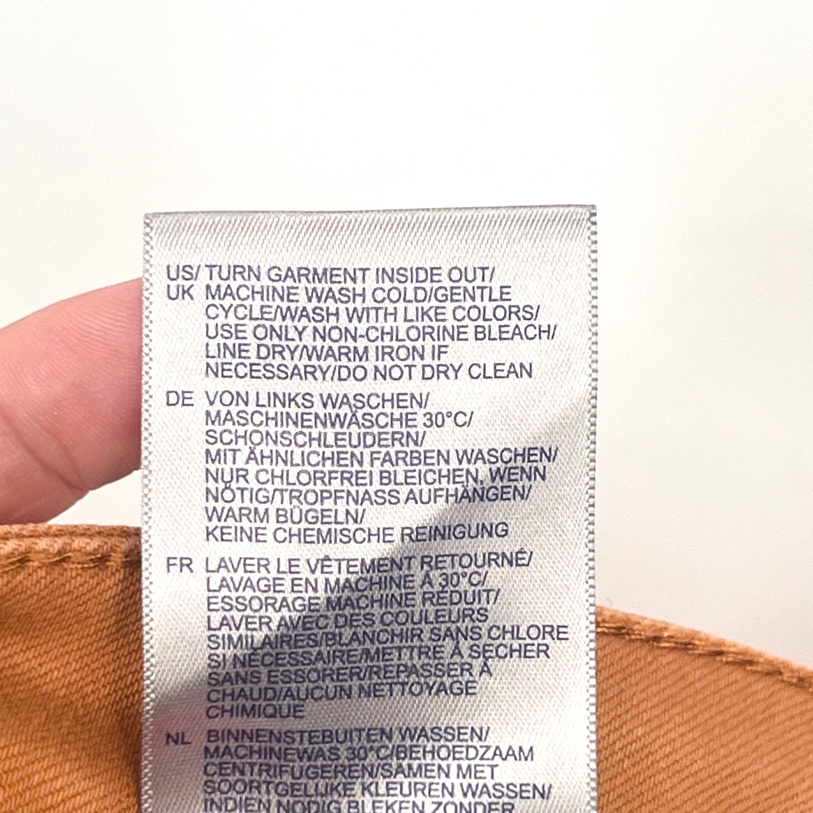 NYDJ Womens Margot Girlfriend Jeans Size 16 PETITE Rust Brown Straight Leg NWOT