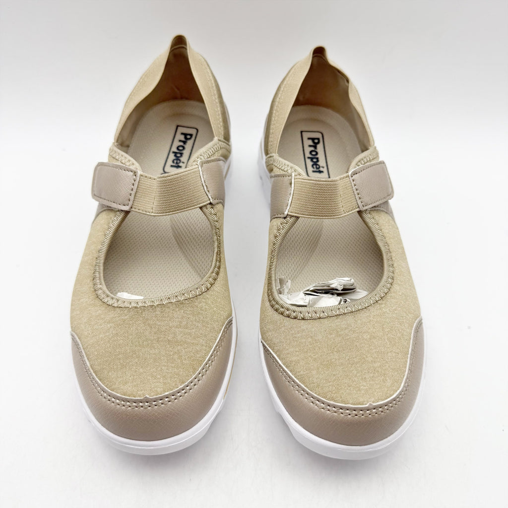 Propet Womens Onalee Mary Jane Shoes US 7 Narrow Beige Casual Flats Diabetic NIB