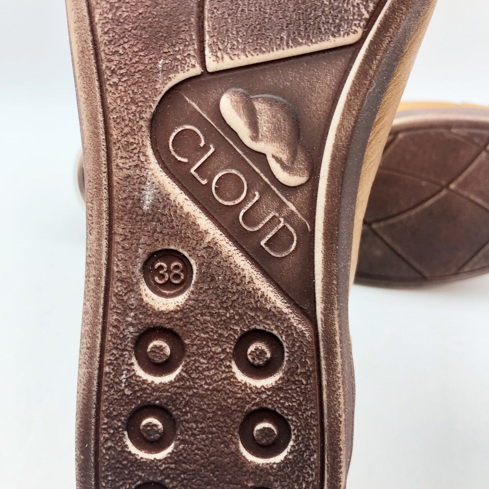 CLOUD Footwear Womens Aline Basic Boots Size 7 EU 38 Tan Leather Wool Lining NIB