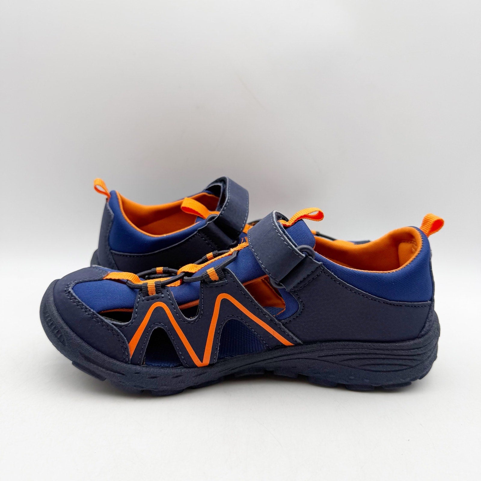Merrell Big Kids Explorer Hydro Sandals US 4 M Blue Orange Water Resistant NWOB